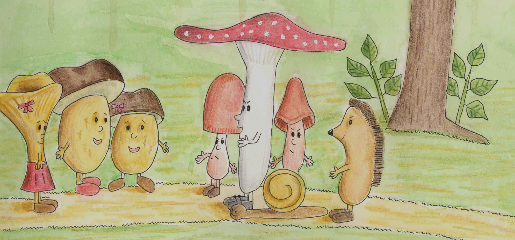 Titelbild des Buches Tobi der fliegende Pilz